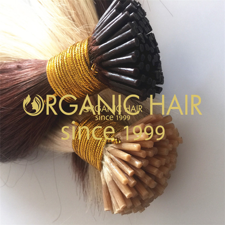 Colorful 100% full cuticle intact  i tip hair extension A69